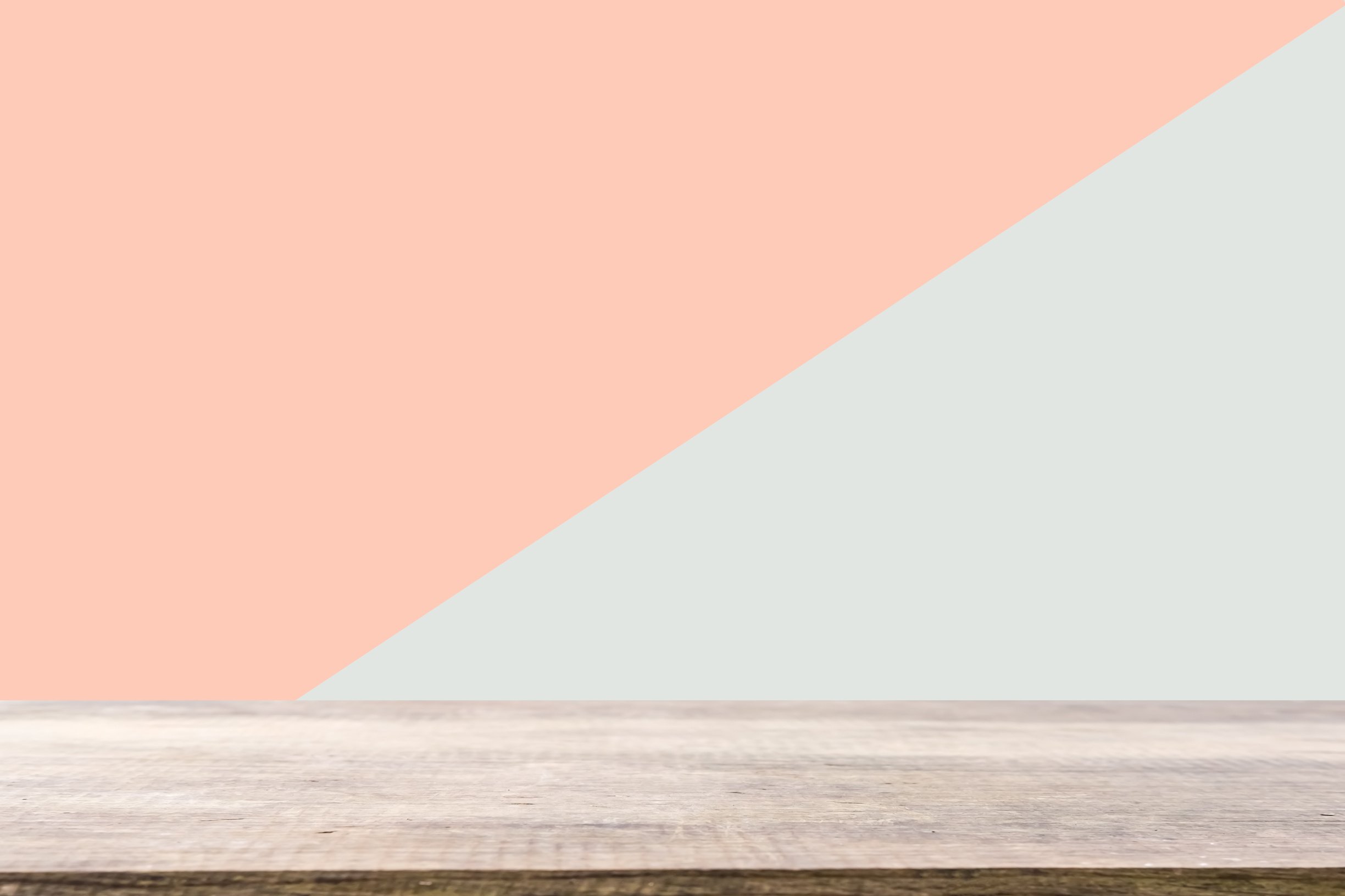 Empty Wooden Desk Background